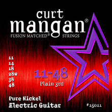 Load image into Gallery viewer, Curt Mangan Pure Nickel Electric Guitar Strings 11-48