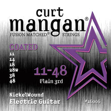 Load image into Gallery viewer, Curt Mangan Nickel Wound COATED Electric Guitar Strings 11-48