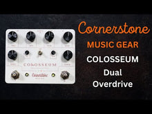 Load and play video in Gallery viewer, Cornerstone Colosseum Dual Overdrive Pedal - Limited Black Edition