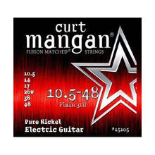 Load image into Gallery viewer, Curt Mangan Pure Nickel Electric Guitar Strings 10.5-48