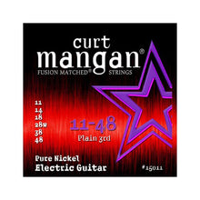 Load image into Gallery viewer, Curt Mangan Pure Nickel Electric Guitar Strings 11-48