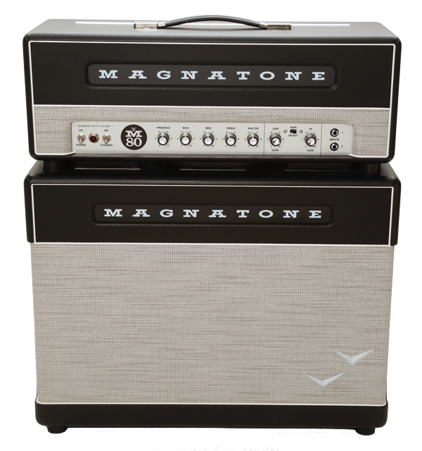 Magnatone Master Series Super Fifty-Nine M-80 2x12 Lighted Extension Speaker Cabinet