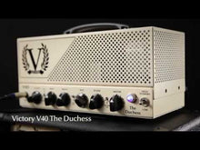 Load and play video in Gallery viewer, Victory V40 The Duchess Lunch Box Tube Amplifier Head