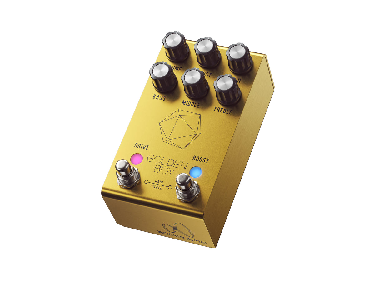 新品 GOLDEN BOY JACKSON AUDIO overdrive Golden Boy Transparent Overdrive - Joey Landreth Signature