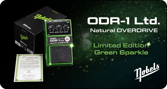 ODR-1 Ltd. Overdrive Sparkle Green Limited Edi from Nobels -Click 