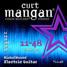 Load image into Gallery viewer, Curt Mangan Nickel Wound Electric Guitar Strings 11-48
