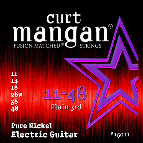 Curt Mangan Pure Nickel Electric Guitar Strings 11-48