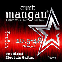 Load image into Gallery viewer, Curt Mangan Pure Nickel Electric Guitar Strings 10.5-48
