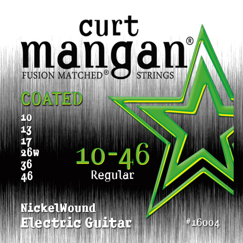 Curt Mangan Nickel Wound COATED Electric Guitar Strings 10-46