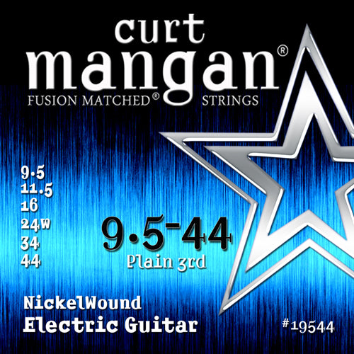 Curt Mangan Nickel Wound Electric Guitar Strings 9.5-44