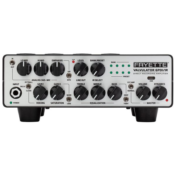 Fryette Valvulator GPDI/IR Tube Preamp & DI - PREORDER