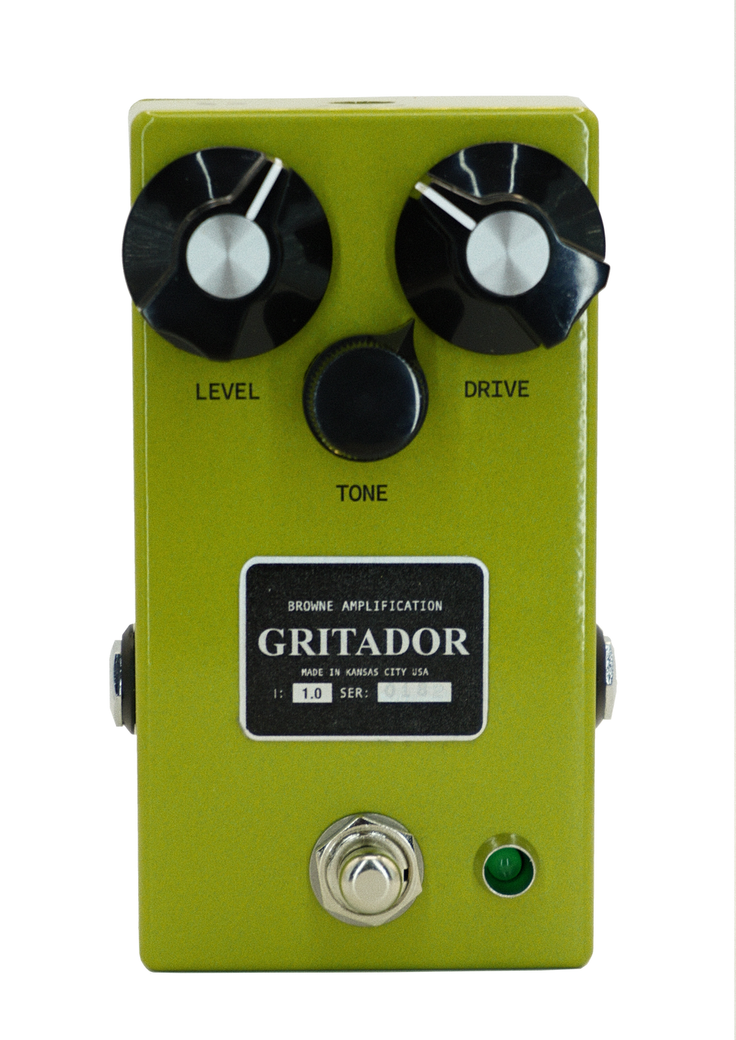 Browne Amplification Gritator Overdrive Pedal