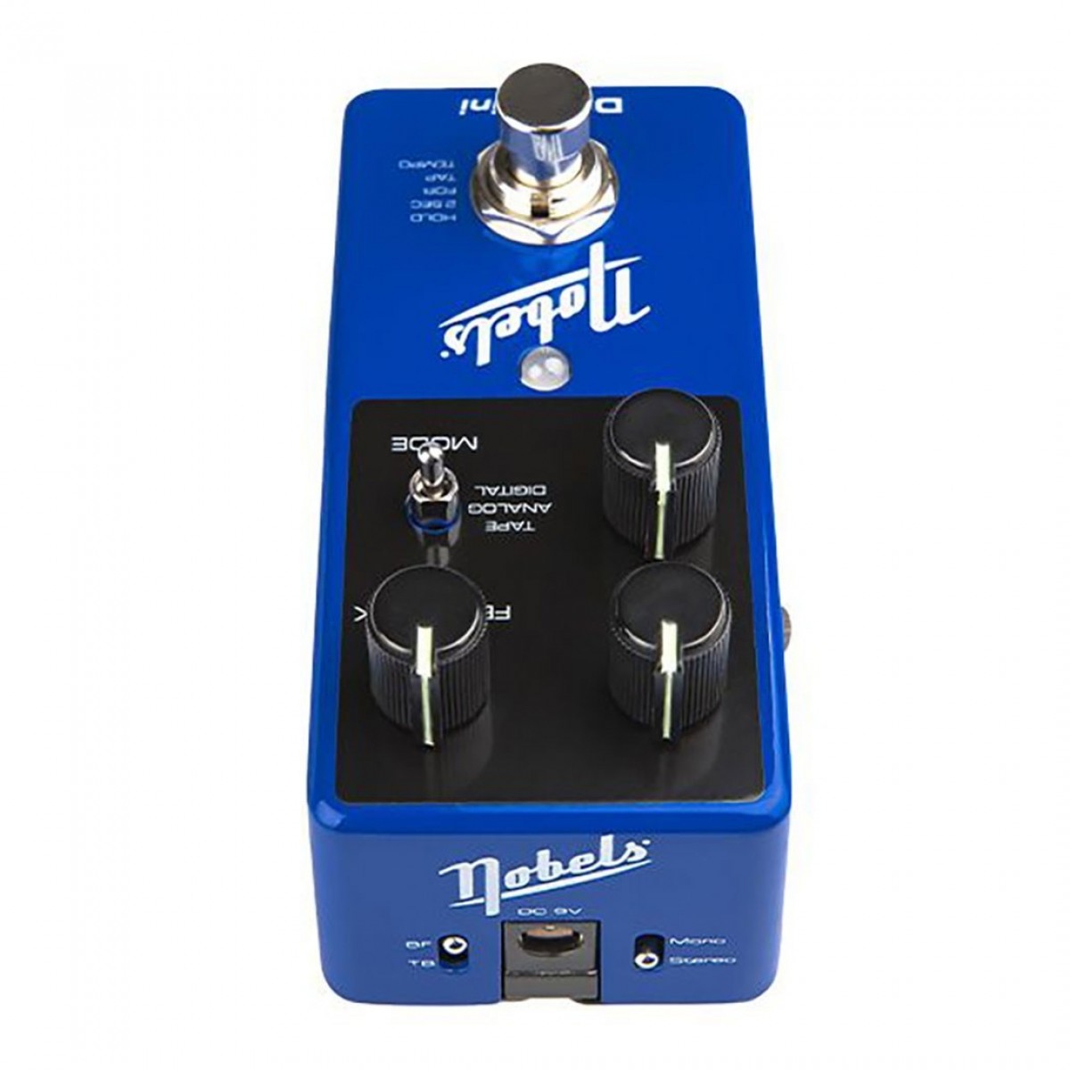 best tap delay pedal DEL-Mini Stereo Delay Guitar Pedal with Tap Tempo by Nobels