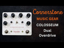 Load and play video in Gallery viewer, Cornerstone Colosseum Dual Overdrive Pedal - Limited Black Edition
