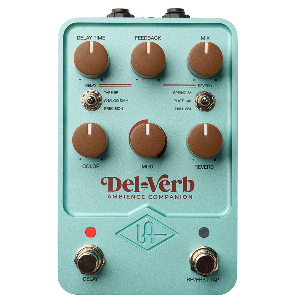 Universal Audio UAFX Del-Verb Ambience Companion - vintage Reverb and Delay pedal