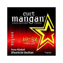 Load image into Gallery viewer, Curt Mangan Pure Nickel Electric Guitar Strings 10-52
