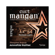 Load image into Gallery viewer, Curt Mangan Phosphor Bronze Acoustic Guitar Strings 12-54
