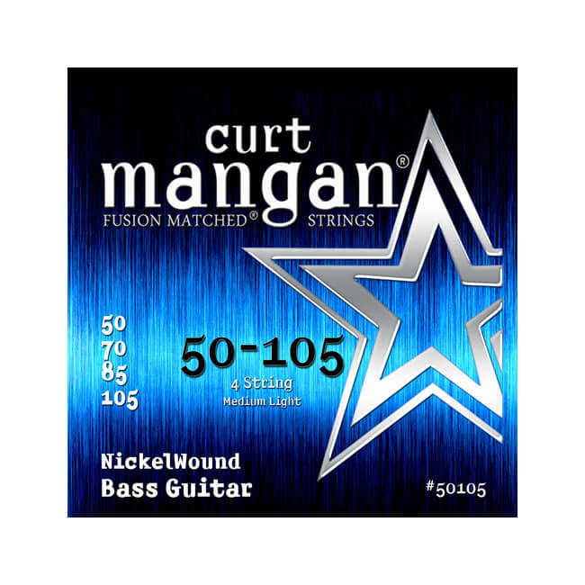 Curt Mangan Nickel Wound Electric Bass Strings 50-105