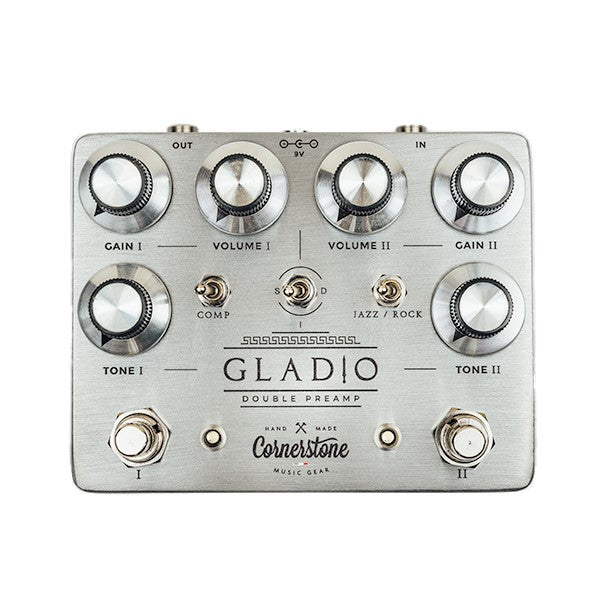 Gladio Double Preamp Overdrive Silver Dumble Cornerstone - Click