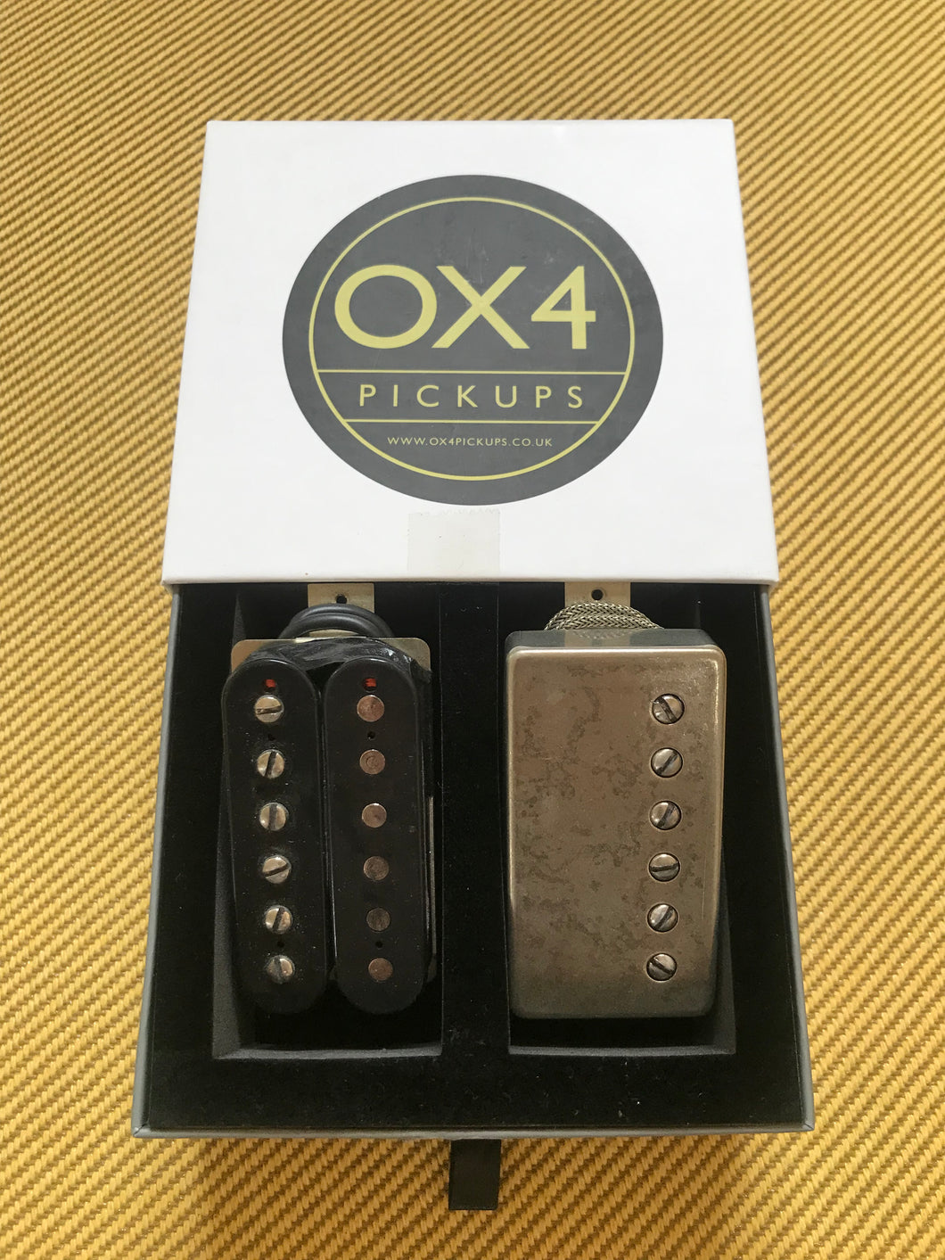 OX4 Page Humbucker set, Aged