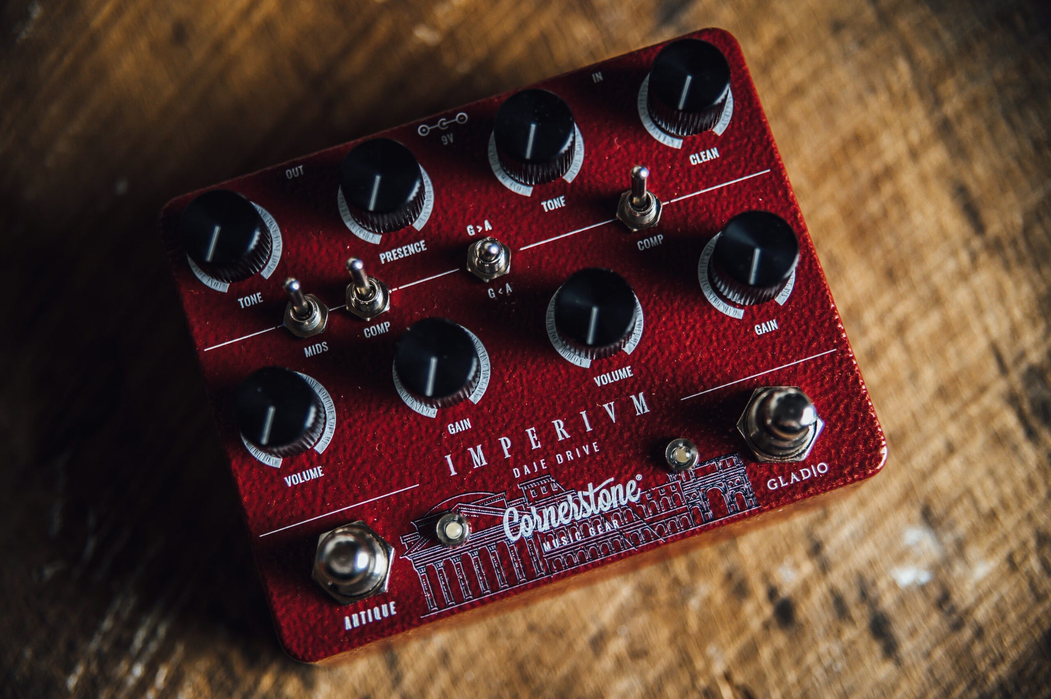 Imperium Dual Overdrive Pedal for Guitar by Cornerstone