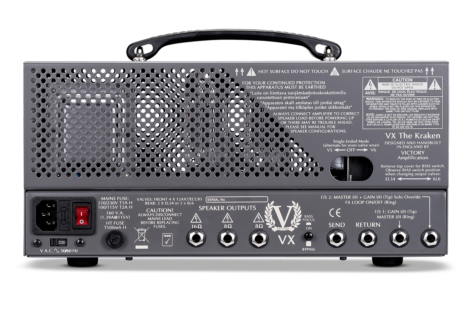 VX The Kraken Tube Amplifier Dual Channel Head from Victory - Buy 