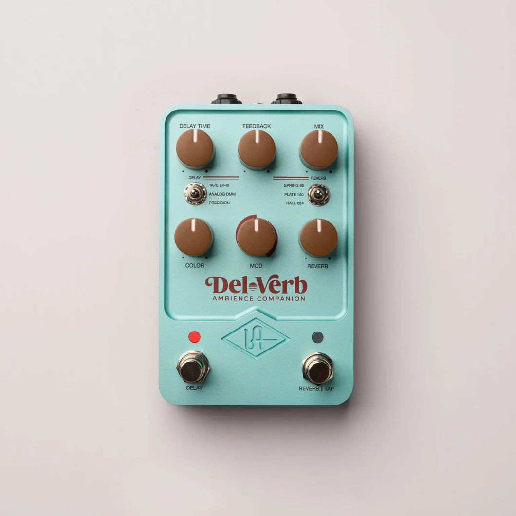 UAFX Del-Verb Ambience Companion - vintage Reverb and Delay pedal