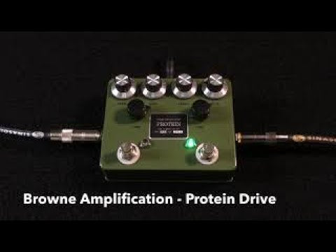 protein drive pedal Protein Dual Overdrive Green for guitar Browne Amplification -Buy here – ToneDoctor