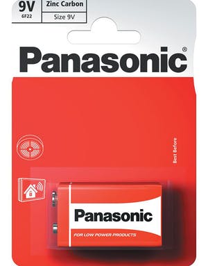 Panasonic Carbon-Zinc 9V Batteries